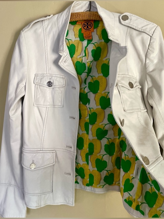 Tory Burch Jackets & Blazers - Tory Burch | Sgt Pepper Leather Jacket, Sz 10 fits like 6-8 ♥ Like new